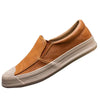Mens Casual Leather Rubber Shoes