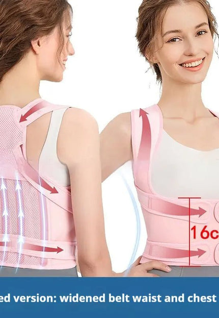 Breathable Mesh Sitting Position Rectifier Invisible Open Shoulder Back Straightener Alfra Retail 1