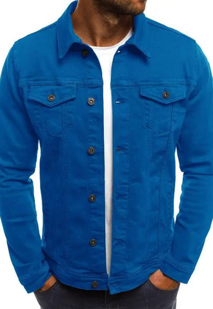 Casual Men's Denim Button Jacket Shirt - Stylish & Comfortable Alfra Retail 1