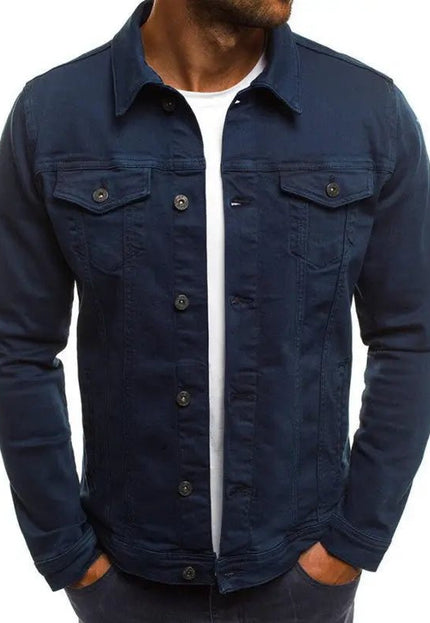 Casual Men's Denim Button Jacket Shirt - Stylish & Comfortable Alfra Retail 1