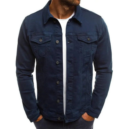 Casual Men's Denim Button Jacket Shirt - Stylish & Comfortable Alfra Retail 1
