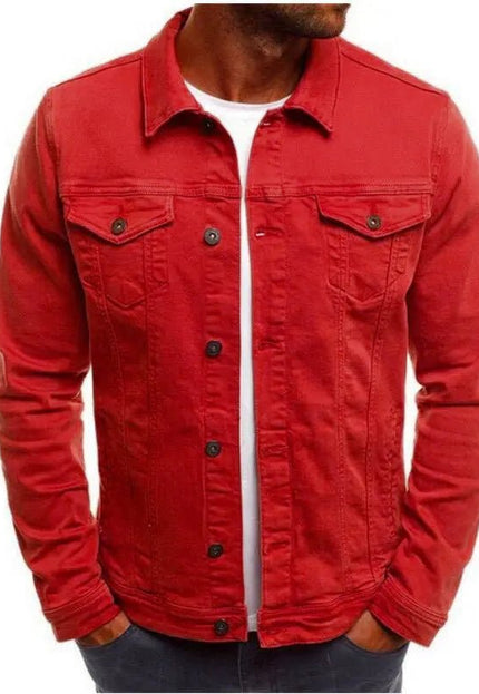 Casual Men's Denim Button Jacket Shirt - Stylish & Comfortable Alfra Retail 1