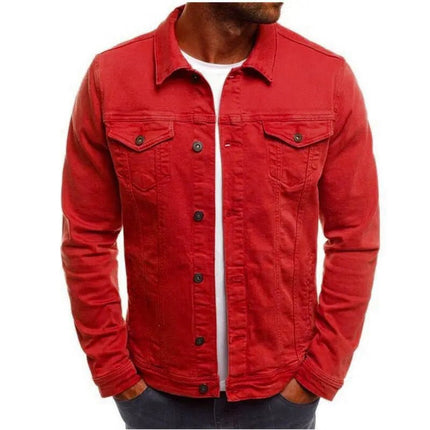 Casual Men's Denim Button Jacket Shirt - Stylish & Comfortable Alfra Retail 1