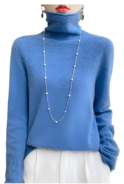 ❄️ Cozy Meets Chic with This Pile Collar Turtleneck Sweater – Perfect for Winter! 🧣✨ Alfra Retail 1