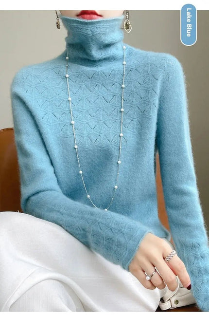 ❄️ Cozy Meets Chic with This Pile Collar Turtleneck Sweater – Perfect for Winter! 🧣✨ Alfra Retail 1