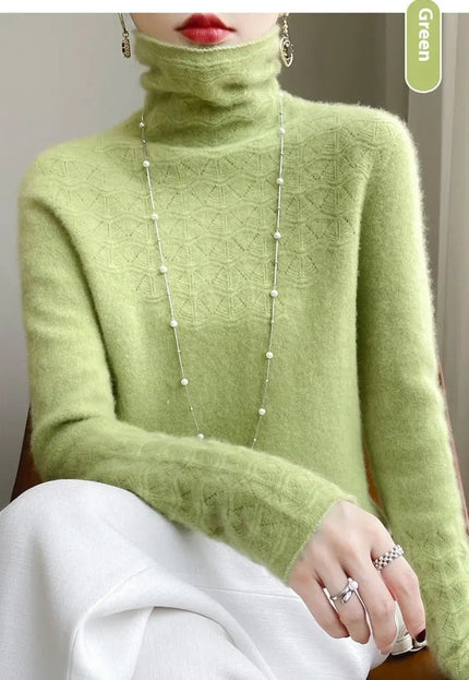 ❄️ Cozy Meets Chic with This Pile Collar Turtleneck Sweater – Perfect for Winter! 🧣✨ Alfra Retail 1