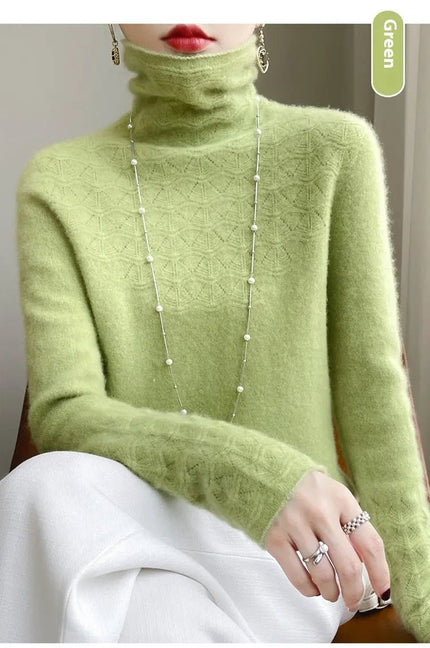 ❄️ Cozy Meets Chic with This Pile Collar Turtleneck Sweater – Perfect for Winter! 🧣✨ Alfra Retail 1