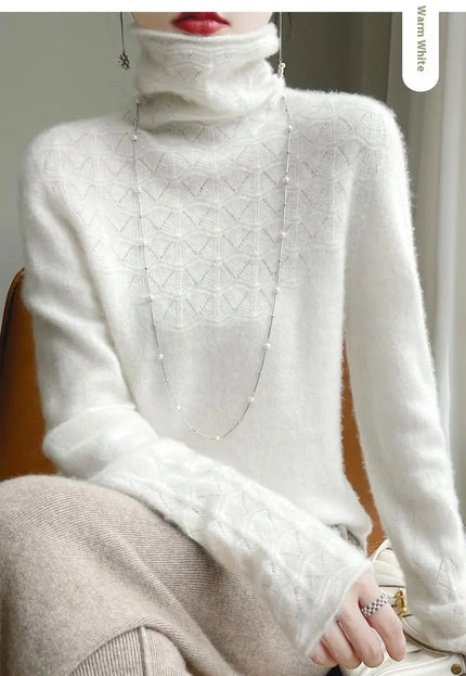 ❄️ Cozy Meets Chic with This Pile Collar Turtleneck Sweater – Perfect for Winter! 🧣✨ Alfra Retail 1