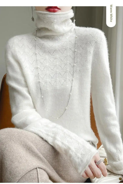 ❄️ Cozy Meets Chic with This Pile Collar Turtleneck Sweater – Perfect for Winter! 🧣✨ Alfra Retail 1