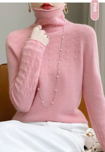 ❄️ Cozy Meets Chic with This Pile Collar Turtleneck Sweater – Perfect for Winter! 🧣✨ Alfra Retail 1