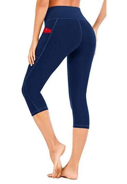 Cropped Yoga Pants – Printed Fitness Leggings for Active Women Alfra Retail 1