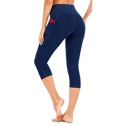 Cropped Yoga Pants – Printed Fitness Leggings for Active Women Alfra Retail 1
