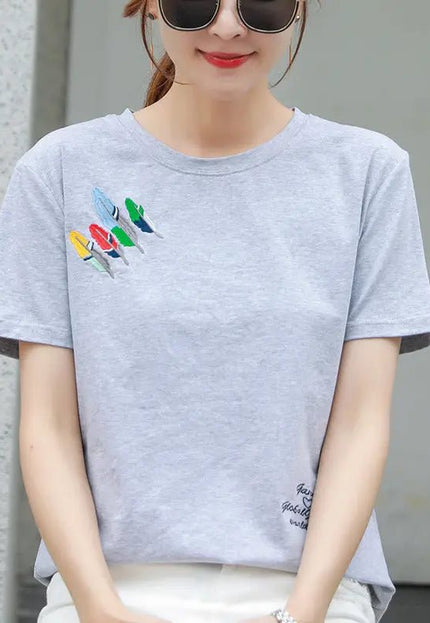 ✨ Effortless Style: Women's Loose Cotton T-Shirts – Perfect for Every Casual Look! 👕💖 Alfra Retail 1