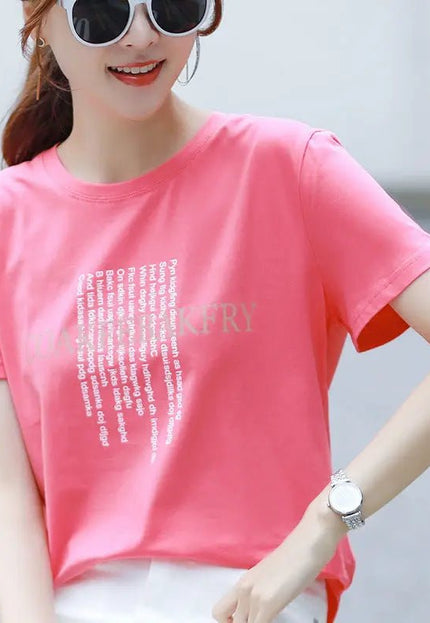 ✨ Effortless Style: Women's Loose Cotton T-Shirts – Perfect for Every Casual Look! 👕💖 Alfra Retail 1