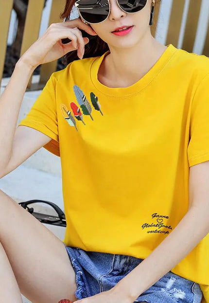 ✨ Effortless Style: Women's Loose Cotton T-Shirts – Perfect for Every Casual Look! 👕💖 Alfra Retail 1