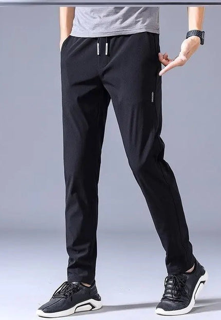Men's Loose Straight Sweatpants - Thin Casual Pants for Everyday Wear Alfra Retail 1