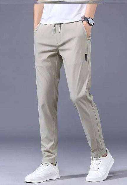 Men's Loose Straight Sweatpants - Thin Casual Pants for Everyday Wear Alfra Retail 1