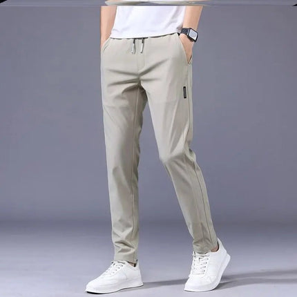 Men's Loose Straight Sweatpants - Thin Casual Pants for Everyday Wear Alfra Retail 1