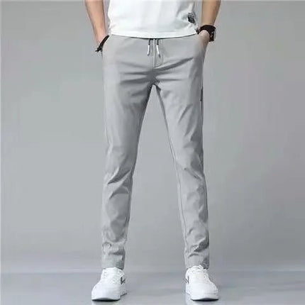 Men's Loose Straight Sweatpants - Thin Casual Pants for Everyday Wear Alfra Retail 1