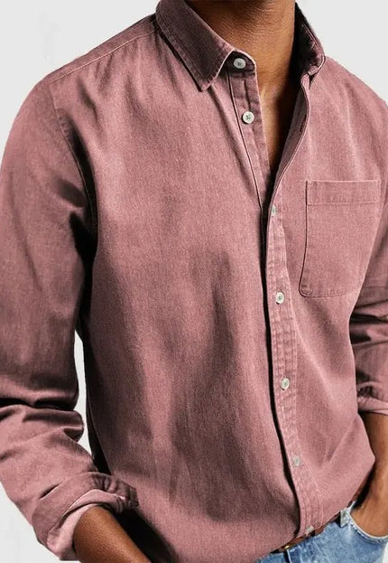 Men's New Long Sleeve Lapel Shirt - Stylish & Comfortable Casual Top Alfra Retail 1