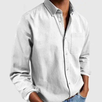 Men's New Long Sleeve Lapel Shirt - Stylish & Comfortable Casual Top Alfra Retail 1
