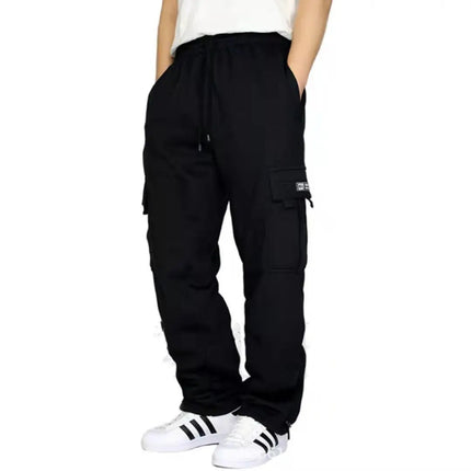 Men's Stretch Sweatpants - Elastic Waist Jogger Sports Pants with Drawstring Trousers Alfra Retail 1