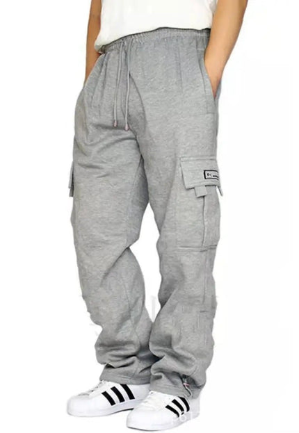 Men's Stretch Sweatpants - Elastic Waist Jogger Sports Pants with Drawstring Trousers Alfra Retail 1