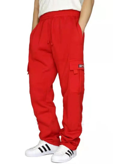 Men's Stretch Sweatpants - Elastic Waist Jogger Sports Pants with Drawstring Trousers Alfra Retail 1