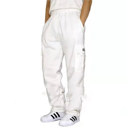 Men's Stretch Sweatpants - Elastic Waist Jogger Sports Pants with Drawstring Trousers Alfra Retail 1