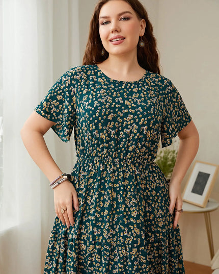 Plus Size Summer Dresses for Women – Floral Printed & Stylish Designs Casual Fabric Alfra Retail 1