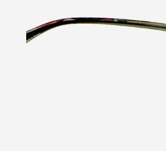 Christian Lacroix CL1087 Black Eyeglasses Color Accent Frame 53-14-140