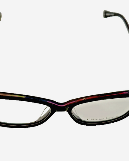 Christian Lacroix CL1087 Black Eyeglasses Color Accent Frame 53-14-140