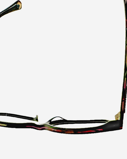 Christian Lacroix CL1087 Black Eyeglasses Color Accent Frame 53-14-140