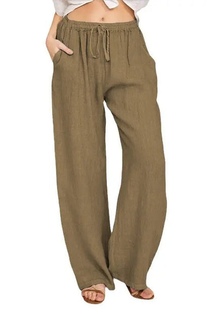 Soft Casual Jogger Pants for Women – Elastic Waist, Drawstring, and Pockets for Summer Comfort Alfra Retail 1