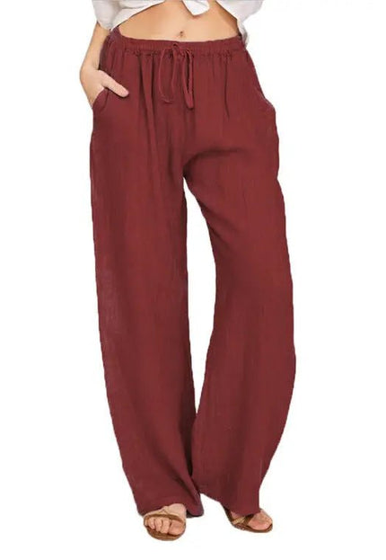 Soft Casual Jogger Pants for Women – Elastic Waist, Drawstring, and Pockets for Summer Comfort Alfra Retail 1