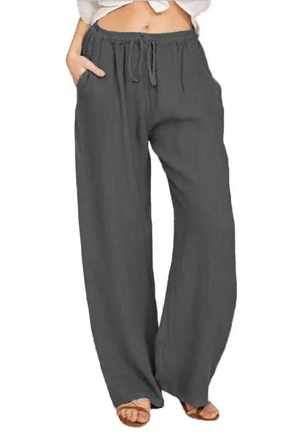Soft Casual Jogger Pants for Women – Elastic Waist, Drawstring, and Pockets for Summer Comfort Alfra Retail 1