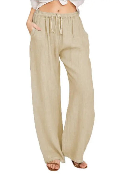 Soft Casual Jogger Pants for Women – Elastic Waist, Drawstring, and Pockets for Summer Comfort Alfra Retail 1