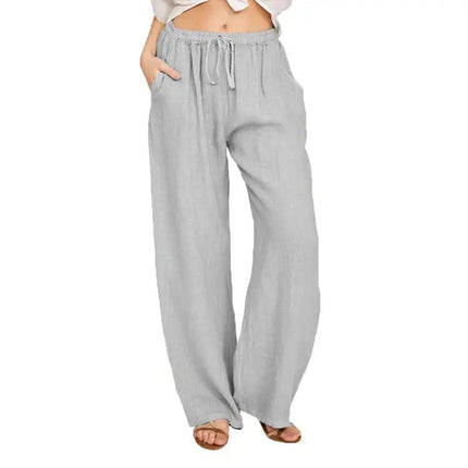 Soft Casual Jogger Pants for Women – Elastic Waist, Drawstring, and Pockets for Summer Comfort Alfra Retail 1