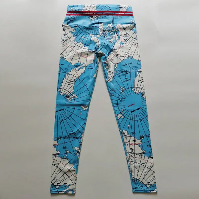 Women's 3D Digital Printed Casual Arm-Lifting Yoga Leggings – Stylish & Comfortable Alfra Retail 1