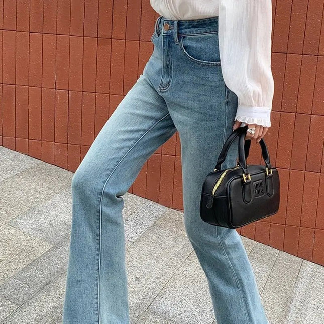 Women's Blue Slimming Jeans – Autumn Style Comfortable Fit Denim Alfra Retail 1