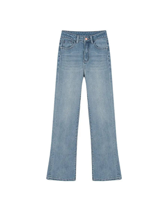 Women's Blue Slimming Jeans – Autumn Style Comfortable Fit Denim Alfra Retail 1