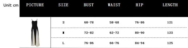 Women's Fashion Color Contrast Sling Dress – Trendy & Stylish Summer Outfit Alfra Retail 1