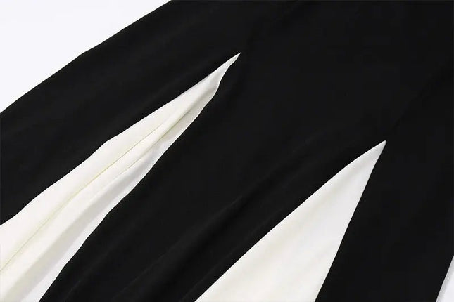 Women's Fashion Color Contrast Sling Dress – Trendy & Stylish Summer Outfit Alfra Retail 1