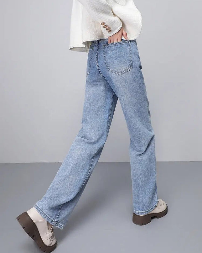 Women's Tall Narrow Wide-Leg Jeans – Trendy & Comfortable Denim Alfra Retail 1