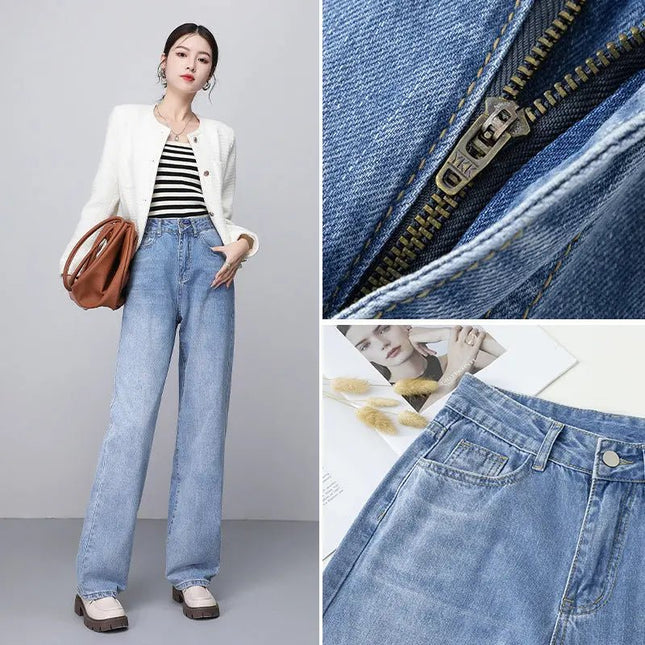 Women's Tall Narrow Wide-Leg Jeans – Trendy & Comfortable Denim Alfra Retail 1