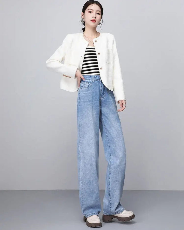 Women's Tall Narrow Wide-Leg Jeans – Trendy & Comfortable Denim Alfra Retail 1