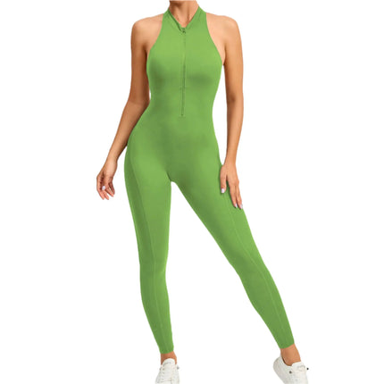 Women's Zippered Yoga Fitness Jumpsuit - Tummy Control, Butt Lifting & Shapewear Sportswear Alfra Retail 1